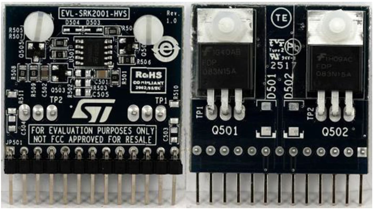 STMicroelectronics Evaluation Board for SRK2001 Adaptive Synchronous Recti Fication Controller Resonant Converter for