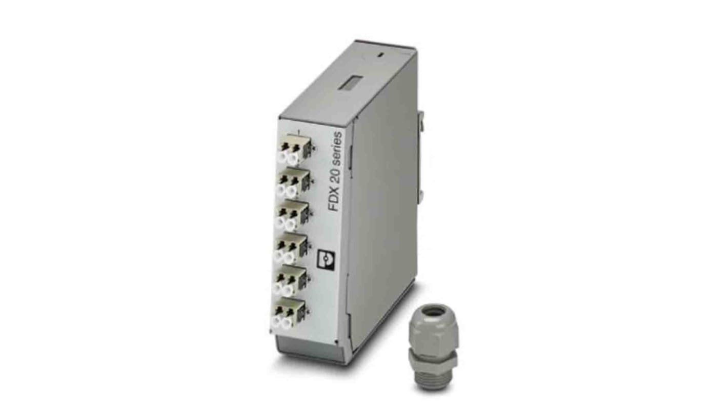 フエニックスコンタクト 光ファイバパッチパネル LC 6極