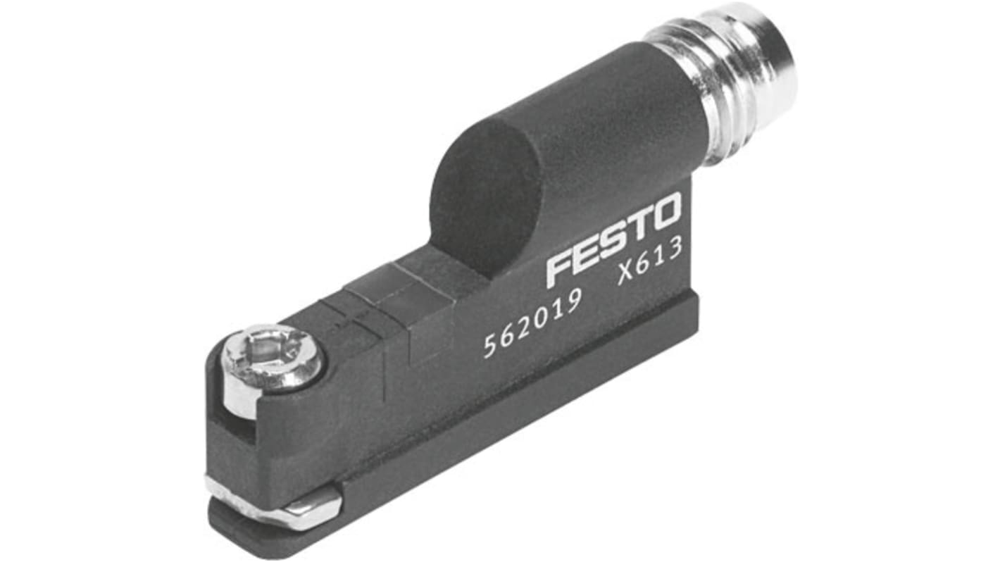 Festo Proximity Sensor Pneumatic Position Detector, IP65, IP68, 30V dc, PNP Operation, SMT, with LED indicator, 562019