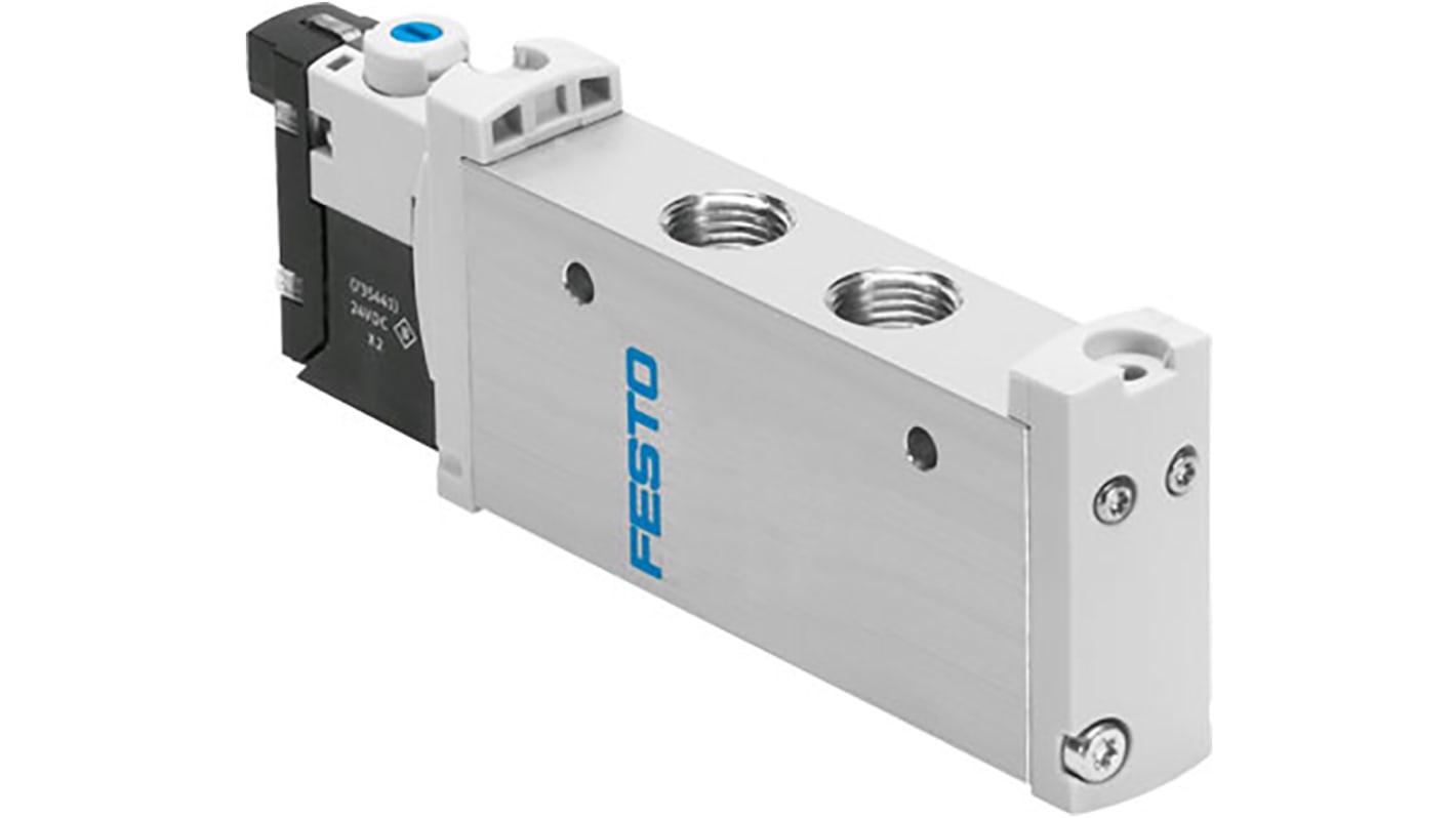 Festo 5/2 Solenoid Valve - Pilot G 1/8 VUVG Series 24V dc, 576256