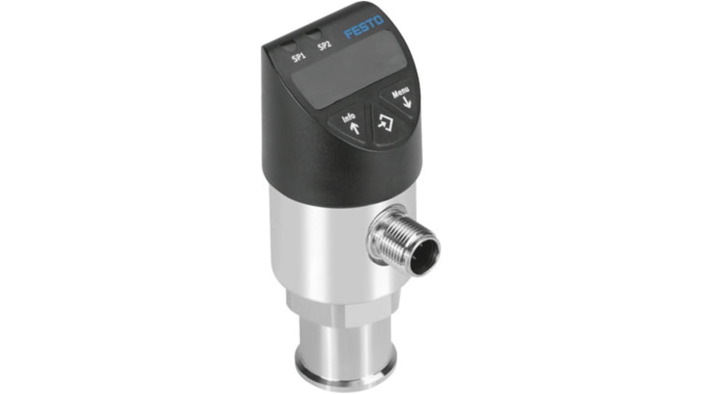 Festo Pressure Sensor, 35V dc, IP65, IP67 +1 bar