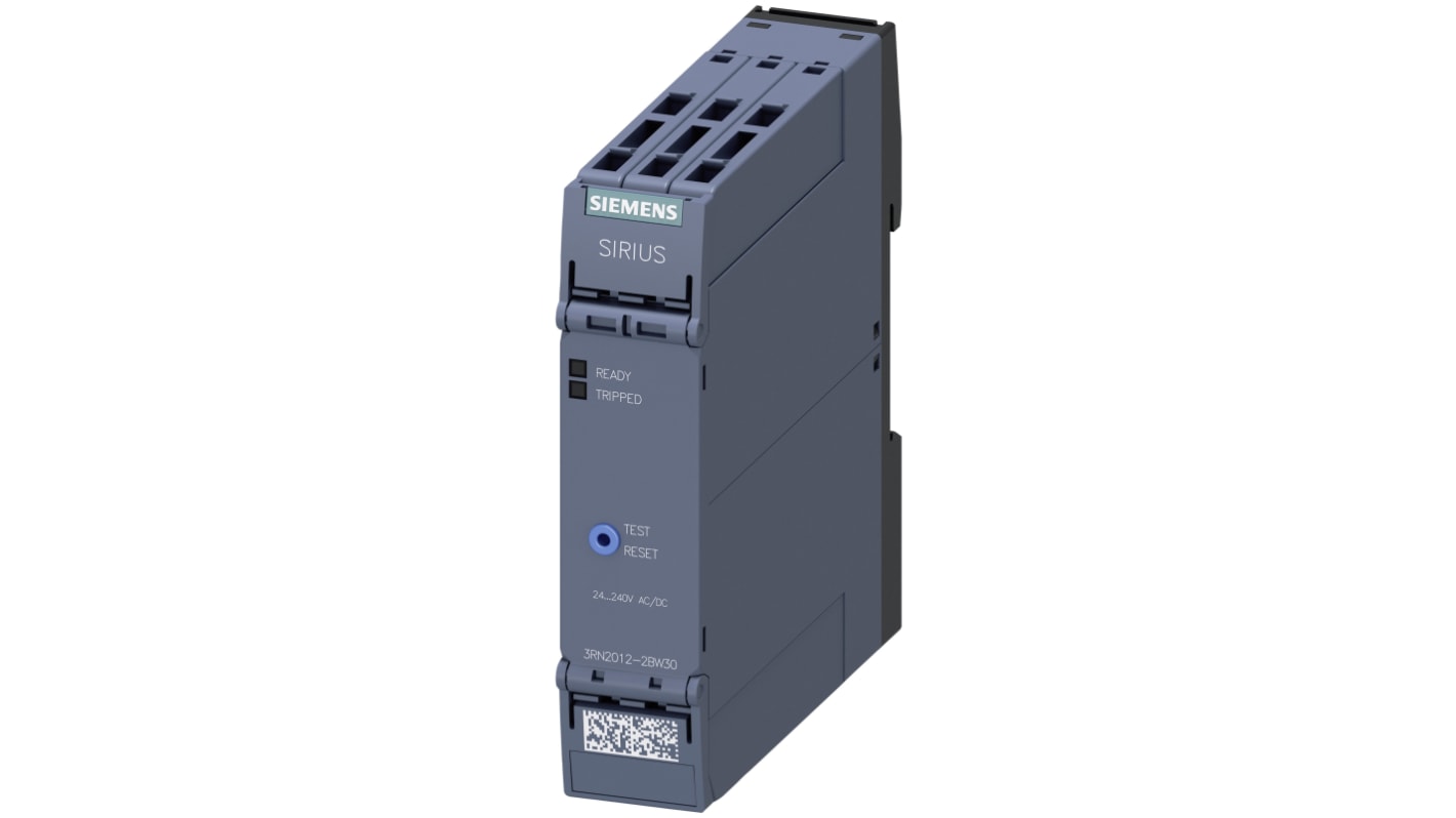 Siemens  Thermistor Motor Protection Monitoring Relay, DPDT, 24 → 240V ac/dc, DIN Rail