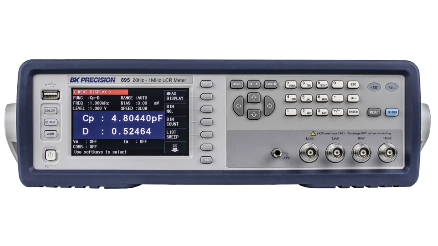 BK Precision BK895 Bench LCR Meter 100mF, 100 MΩ, 100000H