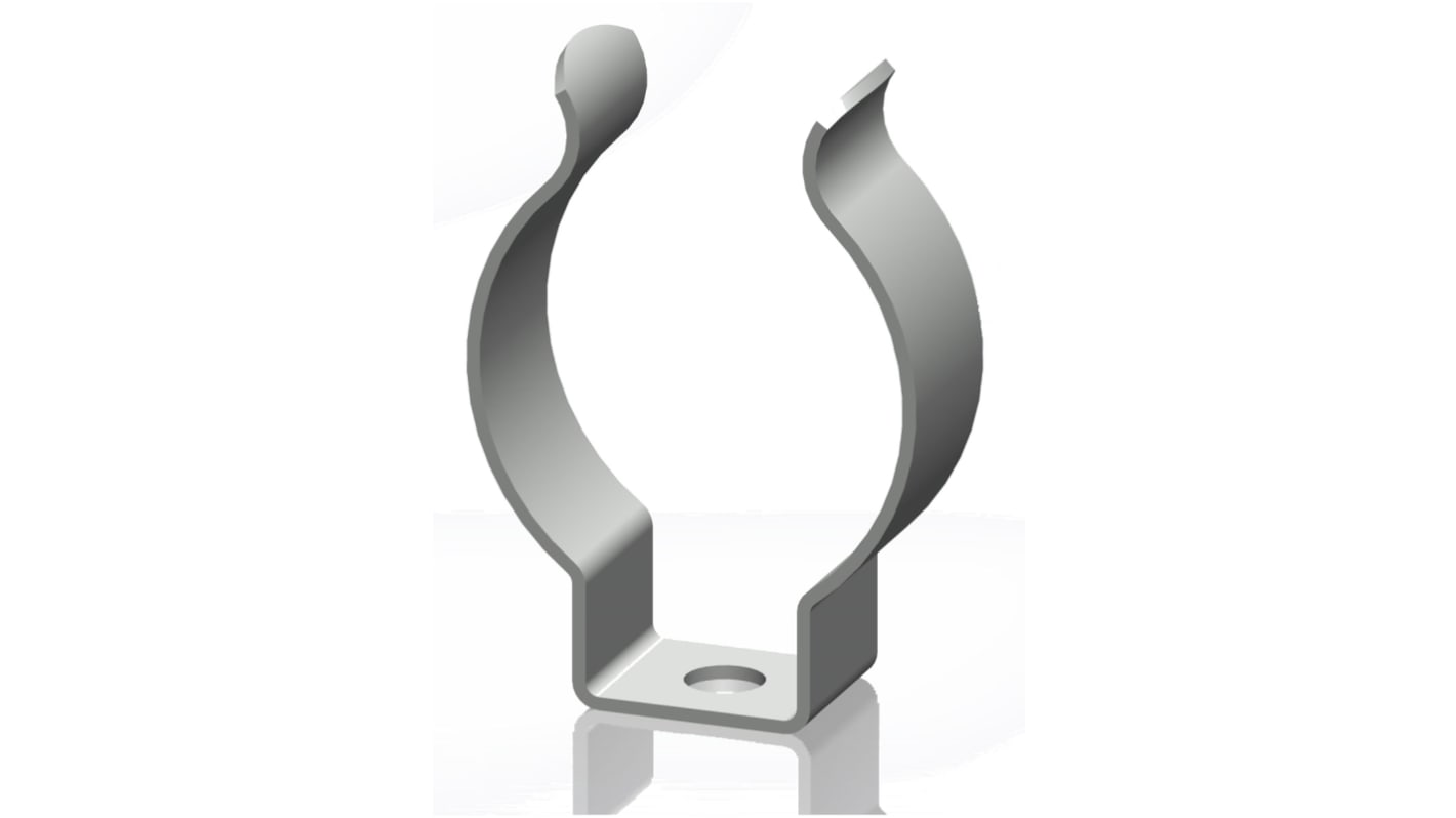 RS PRO 10mm Steel Spring Clip, 8.3mm x 13.1mm x 6.35mm, 2.5mm