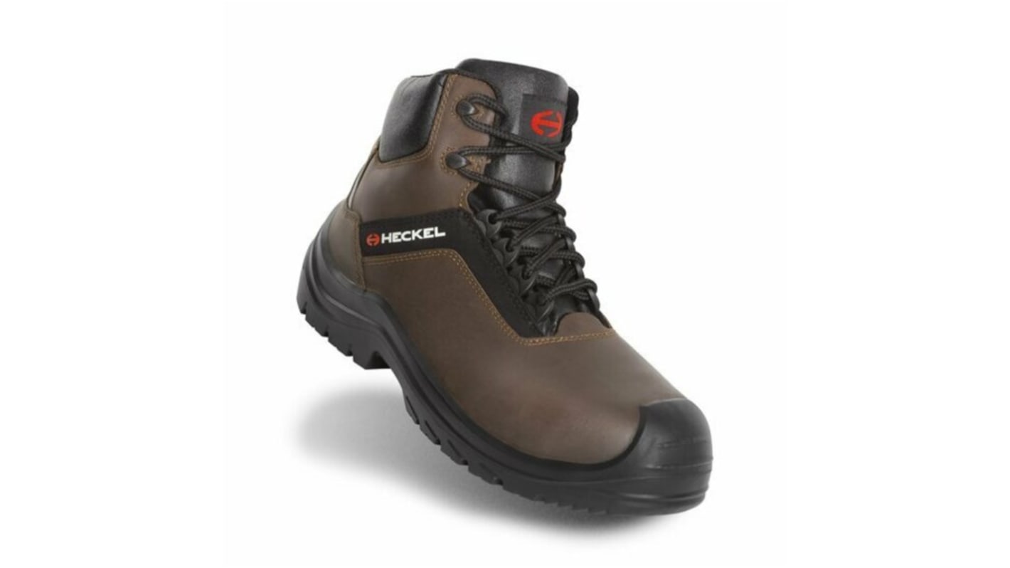 Heckel Suxxeed Offroad EN20345 S3, Herren Sicherheitsstiefel Braun, mit Zehen-Schutzkappe , Größe 37 / UK 4