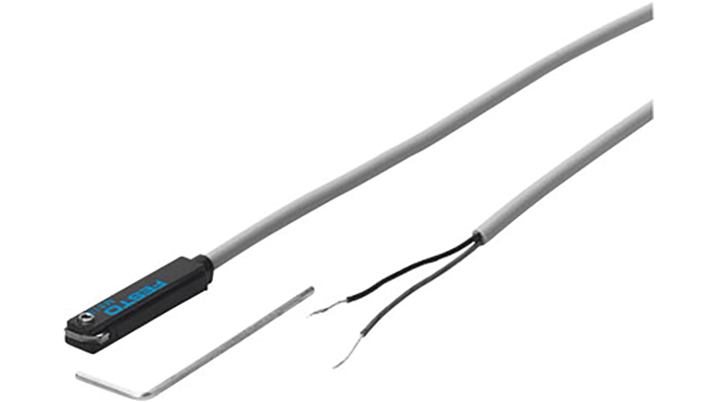 Festo Proximity Sensor Pneumatic Position Detector, IP67, 0 to 30V ac/dc, NO Operation, SME-8, 161756