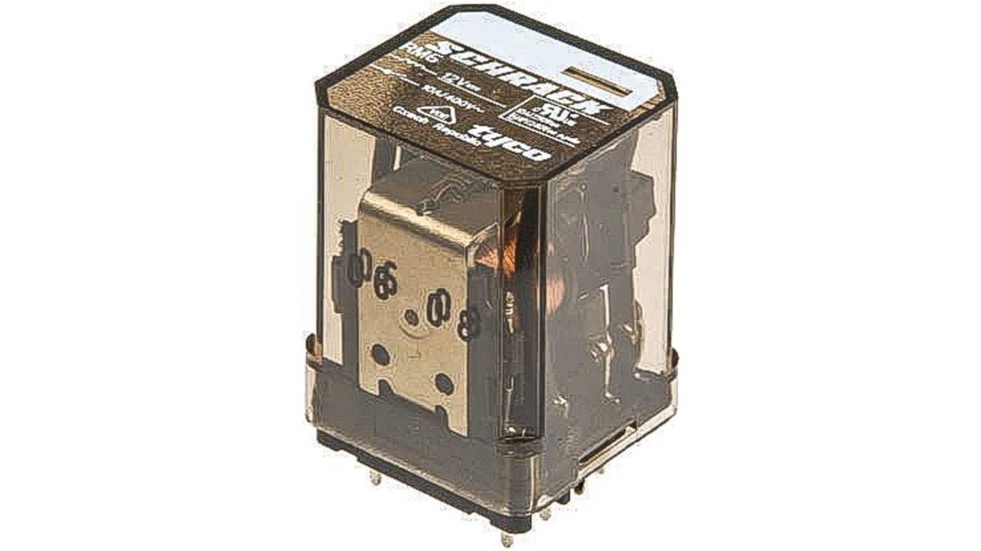TE Connectivity Flange Mount Power Relay, 24V dc Coil, 16A Switching Current, 3PDT