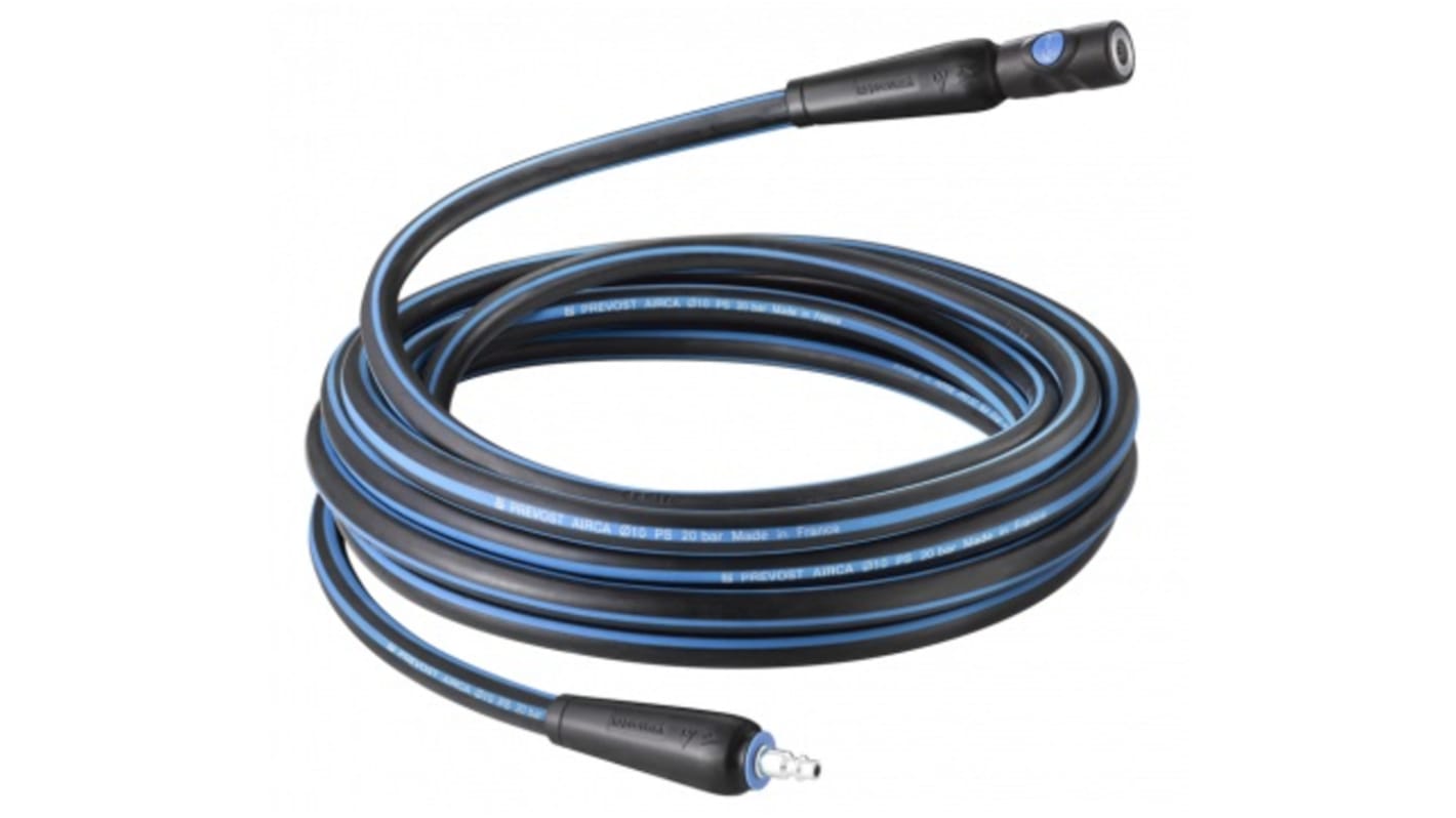 PREVOST 10m Air Compressor Hose, 10mm Int Dia., 18mm Ext Dia., ARO 210 Profile