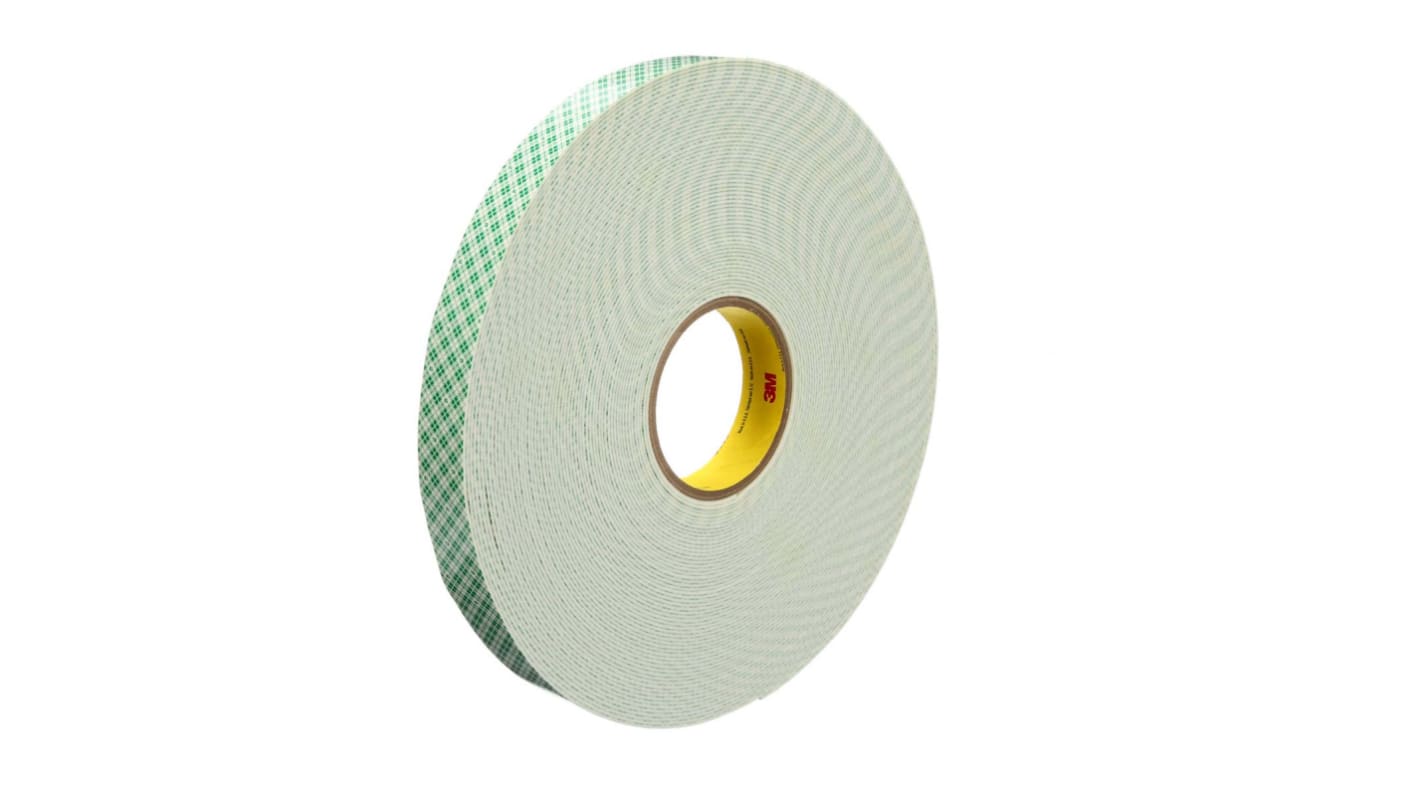 3M SCOTCH 4026 White Foam Tape, 50.0mm x 33.0m, 1.60mm Thick