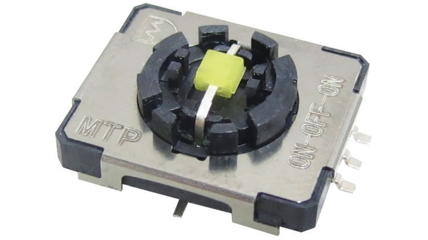 RS PRO Push-Rotary Switch, 50 mA, Solder