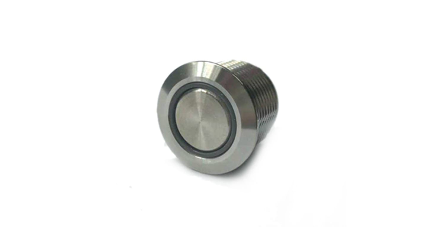 RS PRO Illuminated Push Button Switch, Momentary, Panel Mount, 16mm Cutout, SPST, RGB LED, 36V dc, IP67