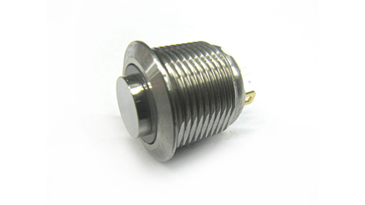 RS PRO Illuminated Push Button Switch, Momentary, Panel Mount, 16mm Cutout, SPST, RGB LED, 36V dc, IP67