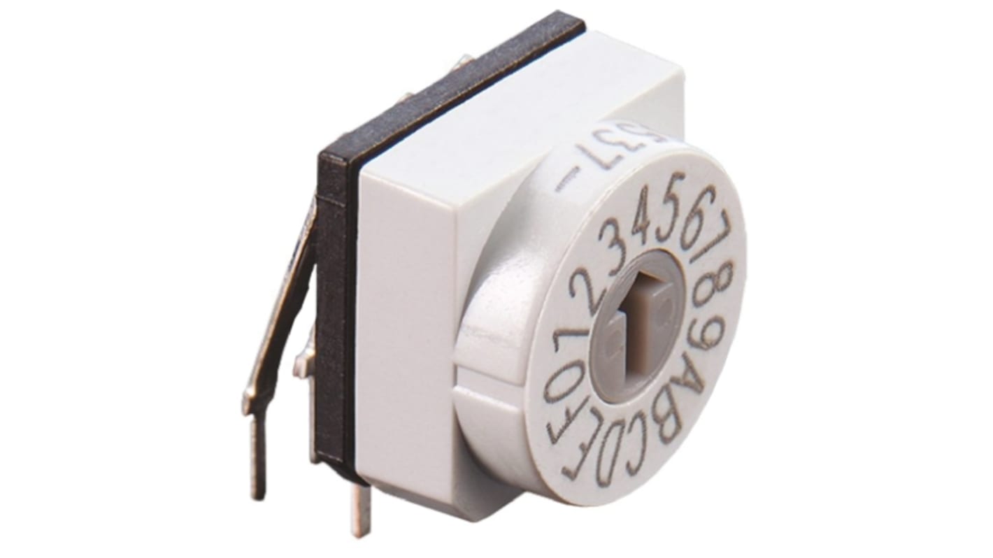 Hartmann 10 Way Through Hole DIP Switch, Screwdriver Actuator