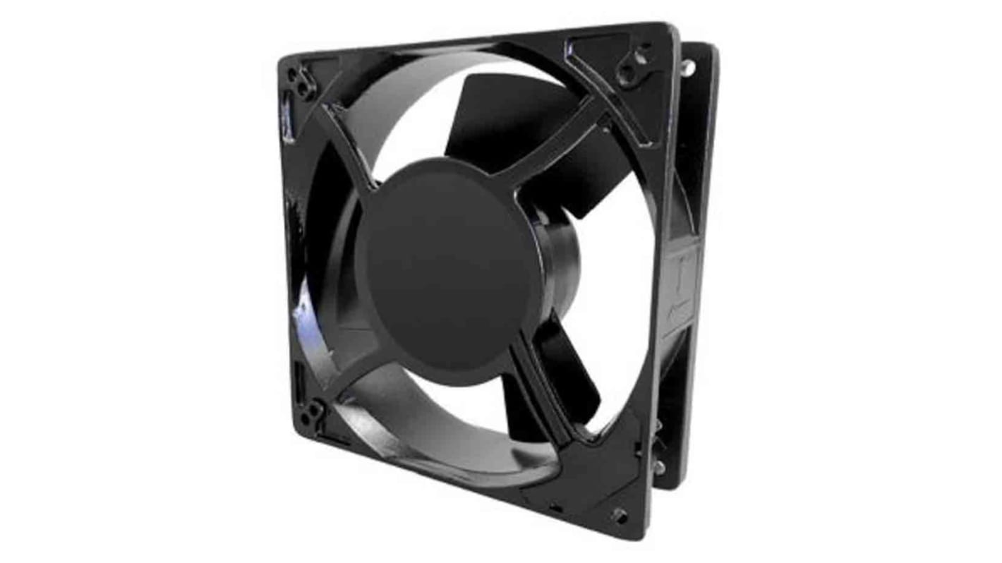 RS PRO Axial Fan, 230 V ac, AC Operation, 217.5m³/h, 26W, IP55, 127 x 127 x 38mm