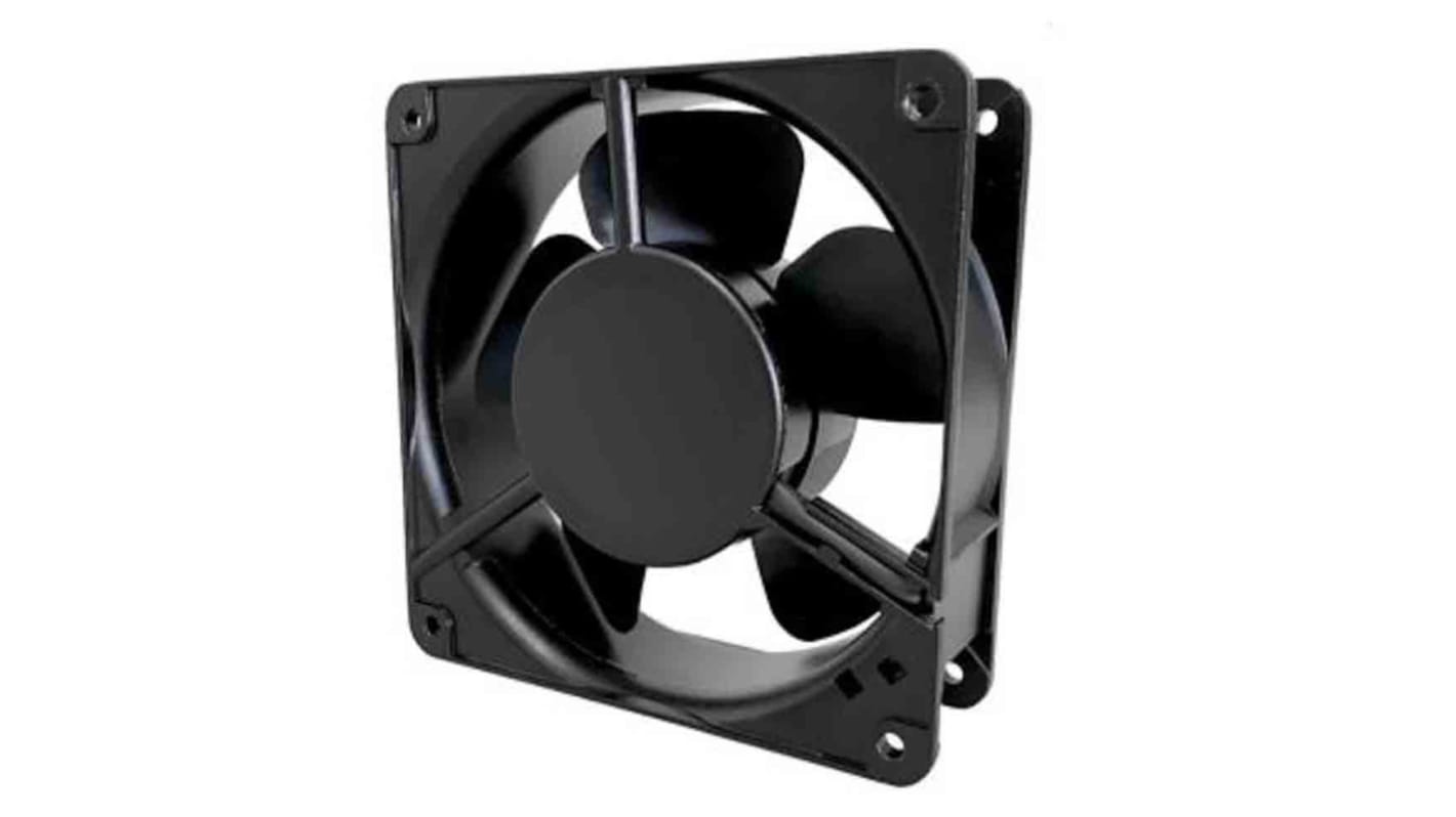 RS PRO Axial Fan, 230 V ac, AC Operation, 180.1m³/h, 15W, 0.08A Max, IP55, 120 x 120 x 38mm