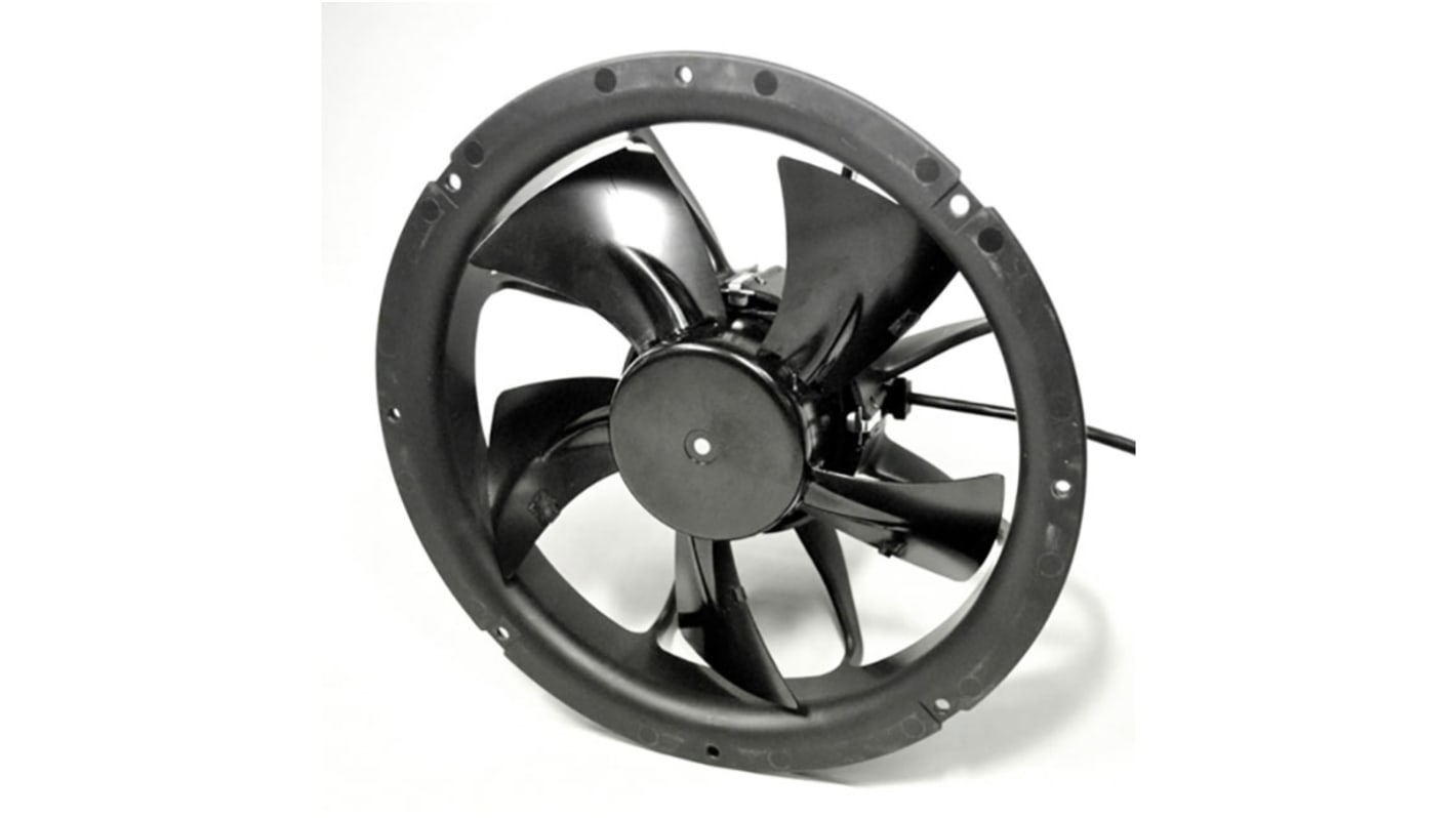 RS PRO Axial Fan, 230 V ac, AC Operation, 781.5m³/h, 26W, 0.24A Max, IP55, 250 x 250 x 76mm