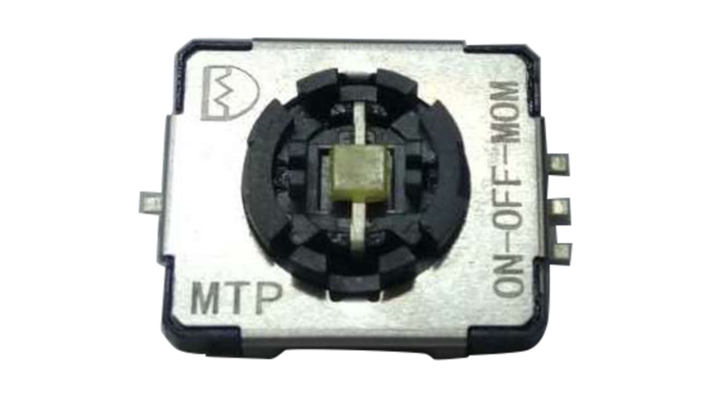 RS PRO, 3 Position SPST Push-Rotary Switch, 50 mA, Solder