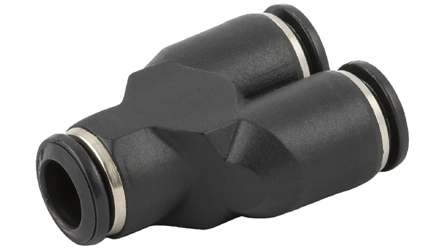 RS PRO Push-in Fitting, Push In 8 mm to Push In 6 mm, Tube-to-Tube Connection Style