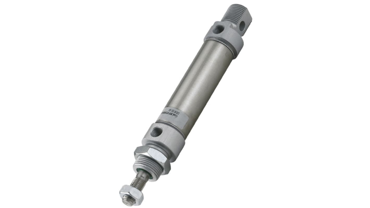 RS PRO Roundline Cylinder - 16mm Bore, 50mm Stroke, Double Acting