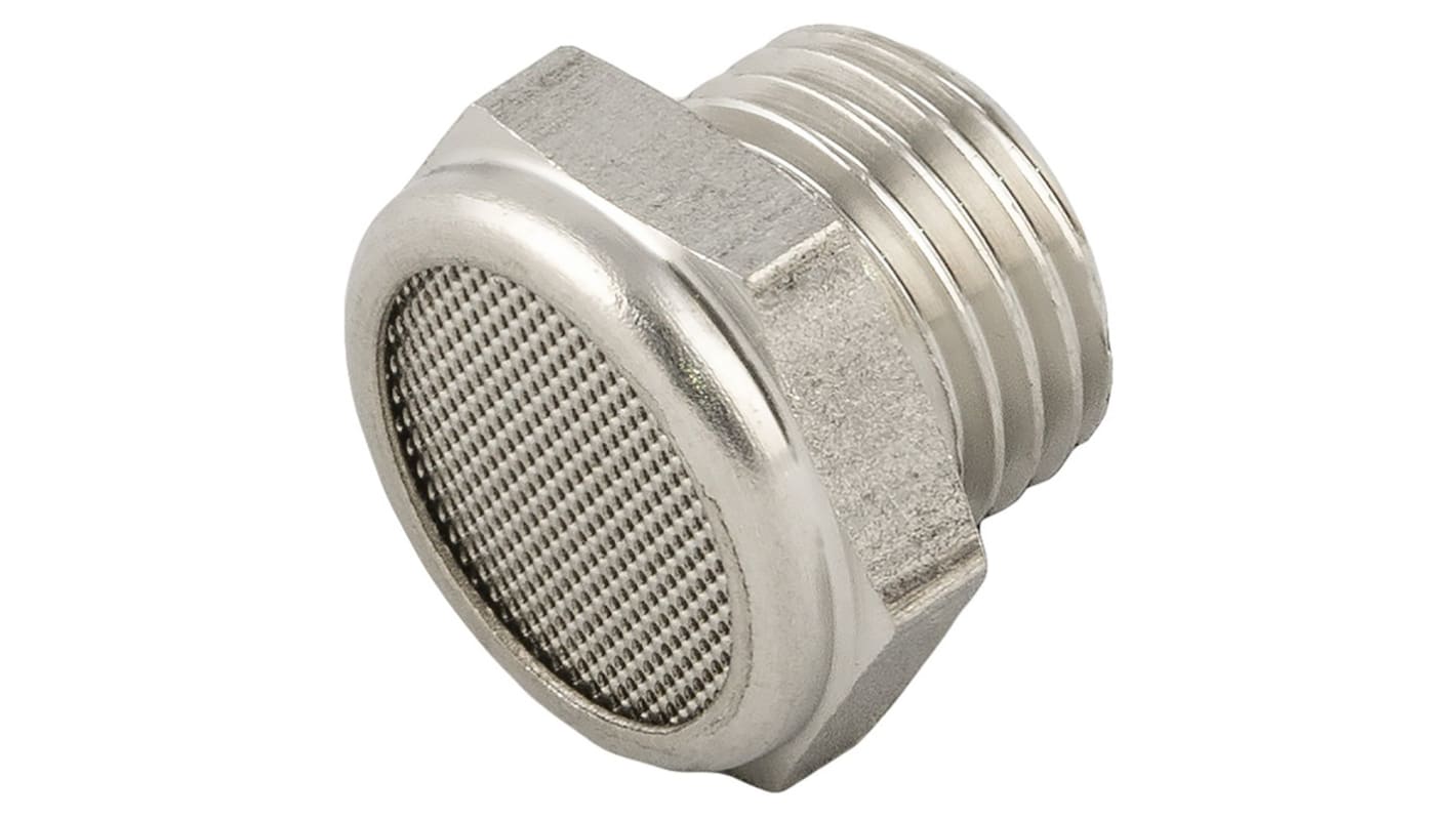 RS PRO Stainless Steel 10bar Pneumatic Silencer, Threaded