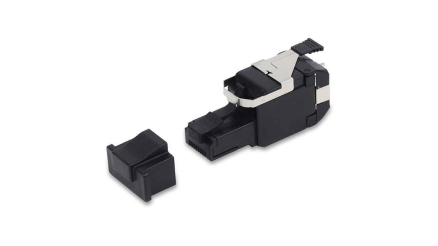Belden REVConnect Series Male RJ45 Connector, Cable Mount, Cat6a, UTP Shield Straight 1 Port