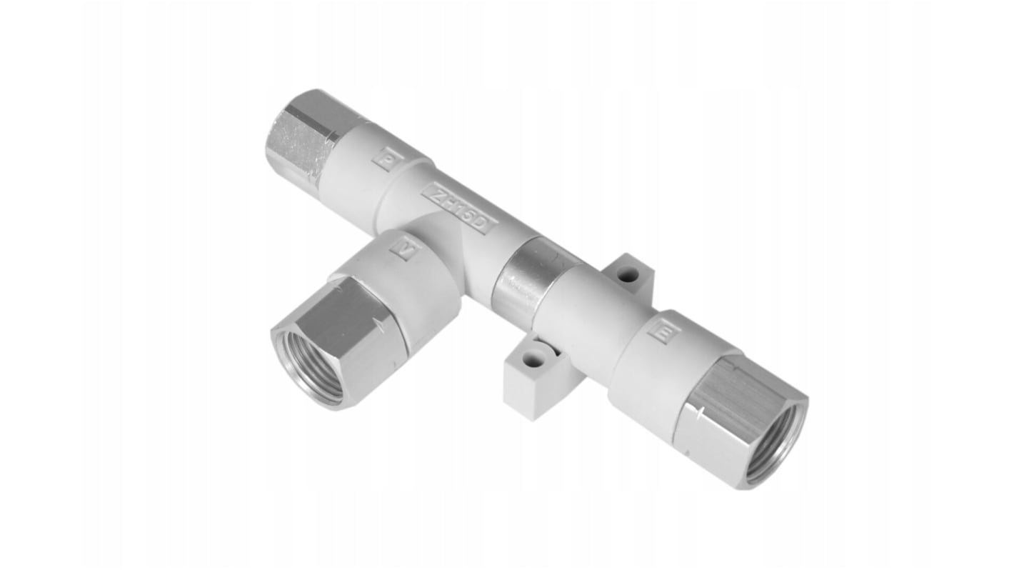 SMC Vacuum Generator, 1.5mm nozzle , -90kPa 58L/min, ZH series