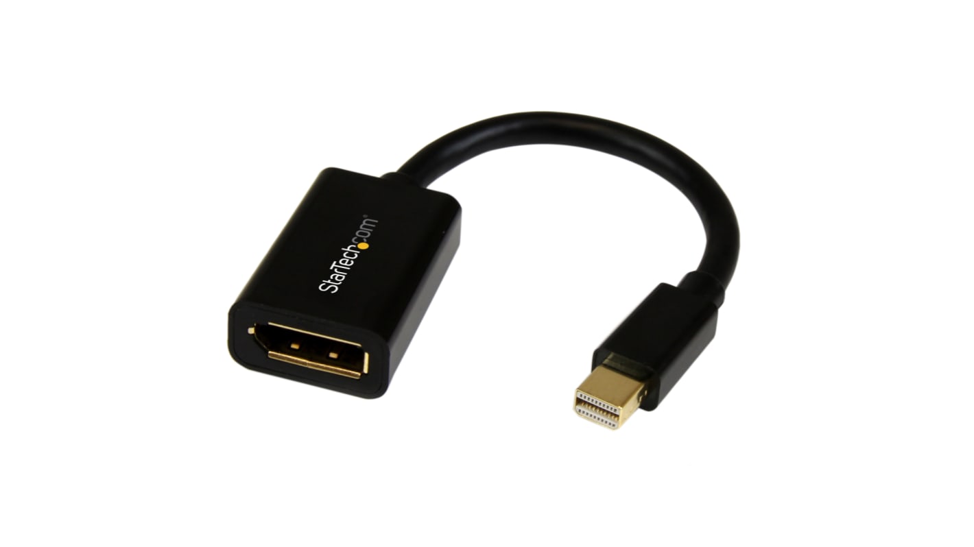 StarTech.com Male Mini DisplayPort to Female DisplayPort, PVC  Cable, 4K @ 60 Hz, 3m