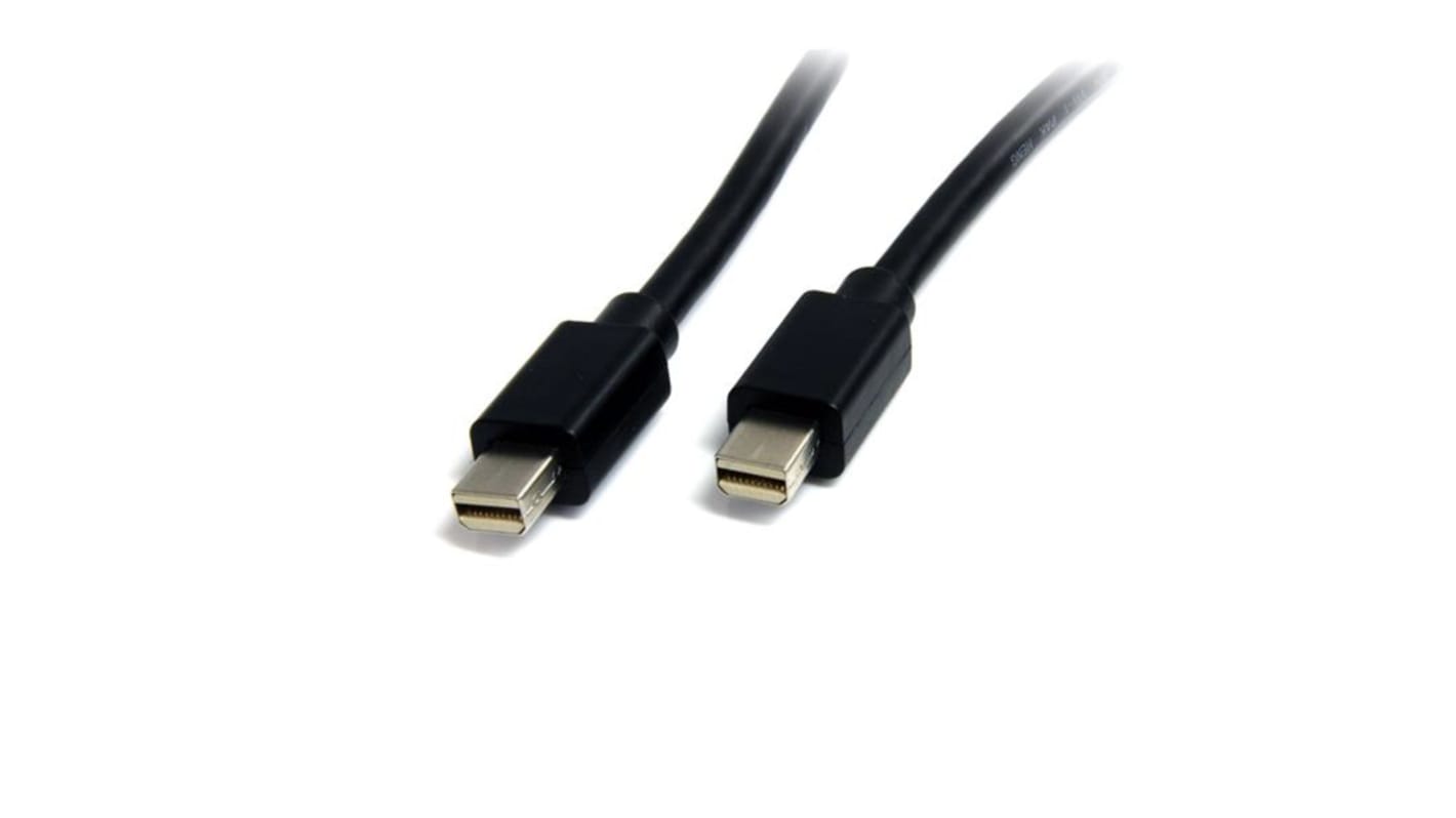 StarTech.com Male Mini DisplayPort to Male Mini DisplayPort, PVC  Cable, 4K @ 60 Hz, 2m