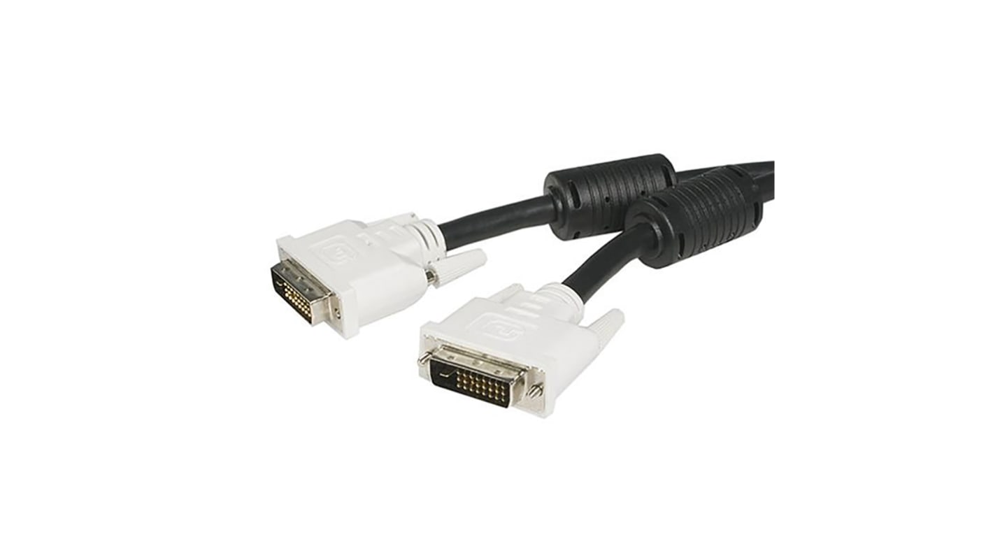 StarTech.com, Male DVI-D Dual Link to Male DVI-D Dual Link  Cable, 3mBlack sheathAluminium Foil, Braid shielding