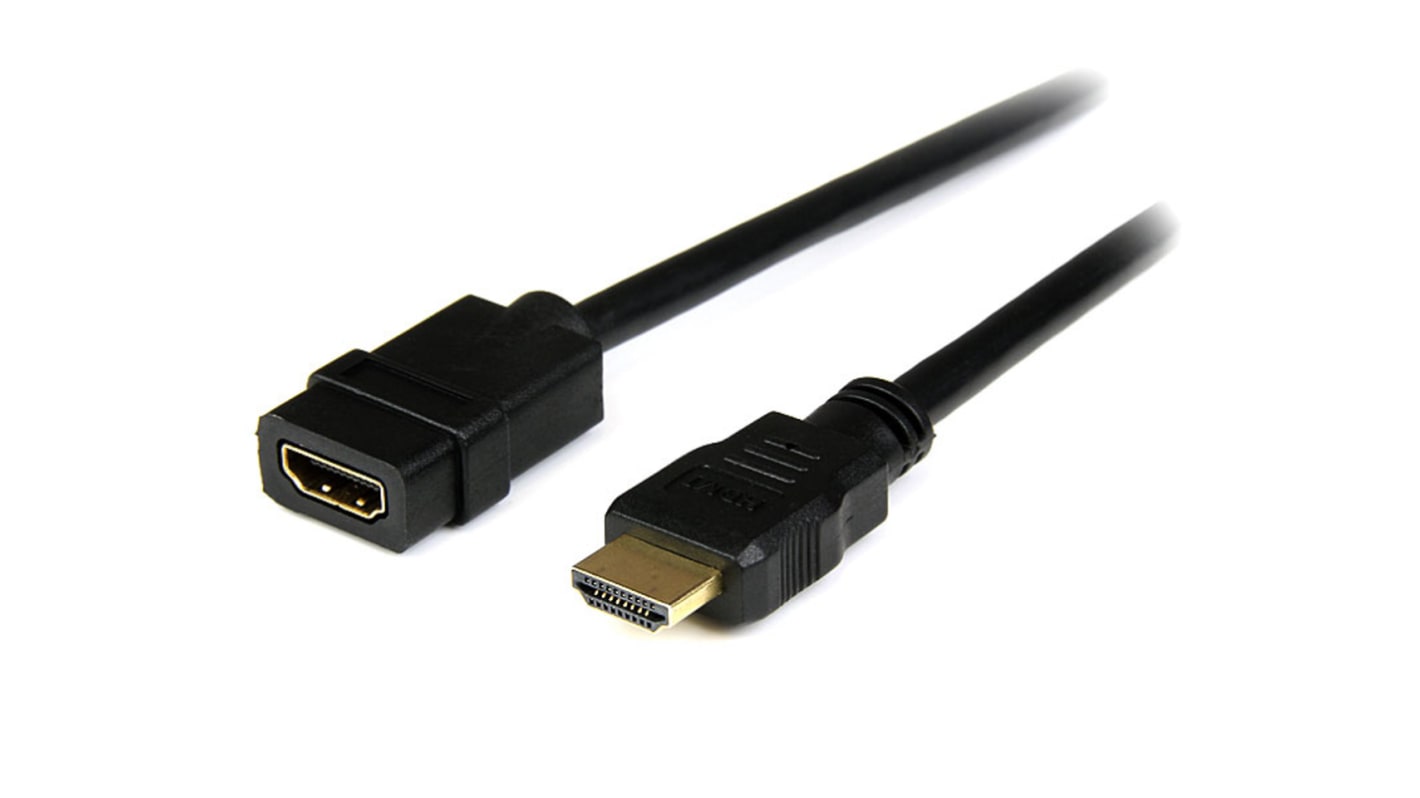 StarTech.com 4K @ 30Hz HDMI 1.4 Male HDMI to Female HDMI  Cable, 2m