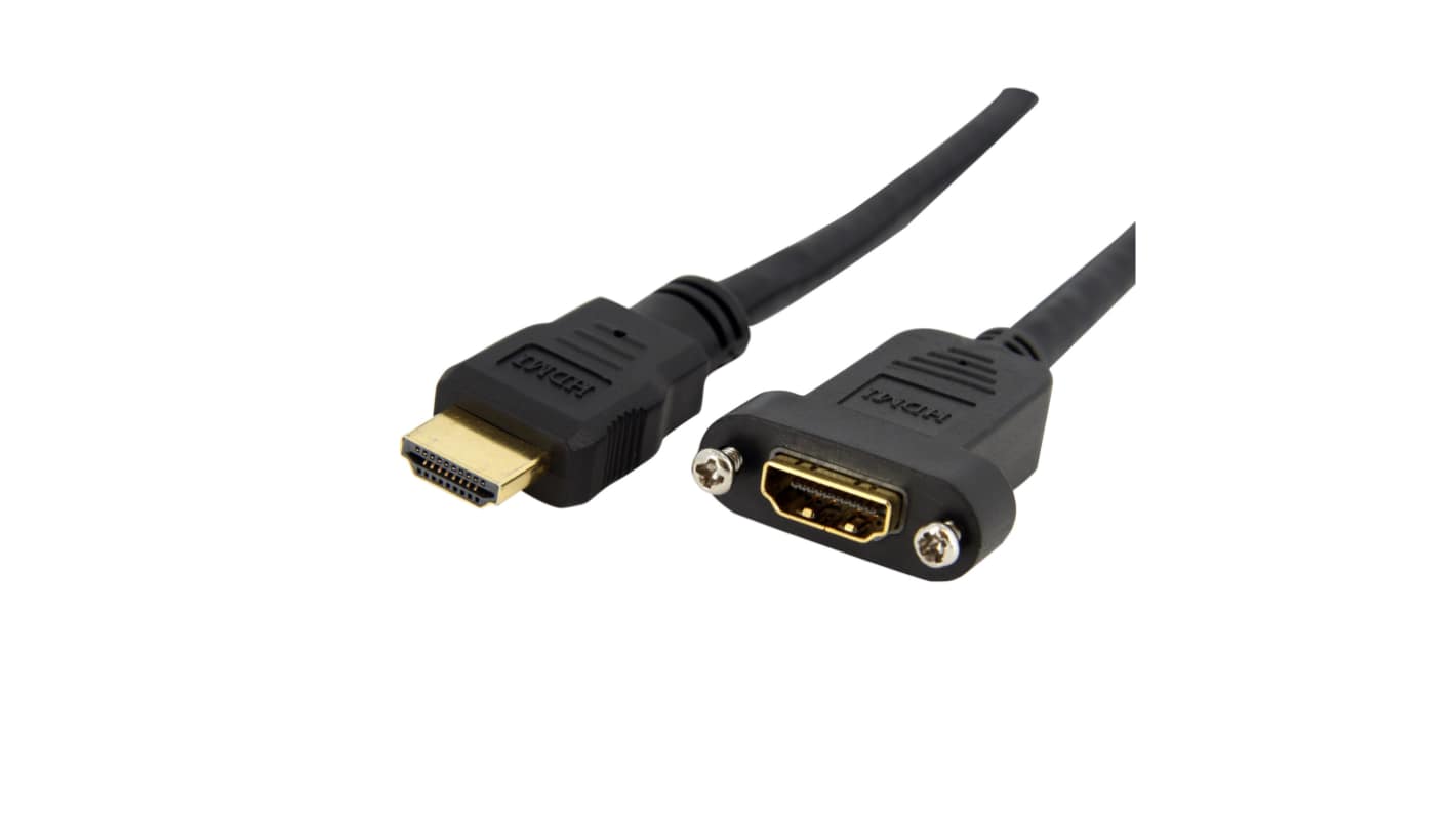 StarTech.com HDMI 1.4, 0.9m Female HDMI to Male HDMI High Speed 4K @ 30Hz