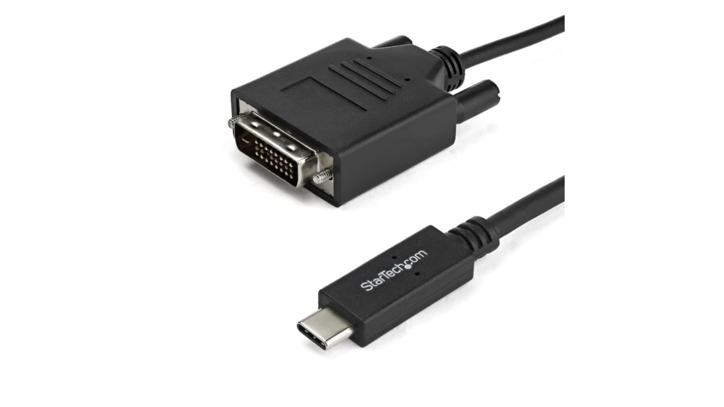 StarTech.com USB C to DVI Adapter Cable, USB 3.1, 1 Supported Display(s) - 1920 x 1200