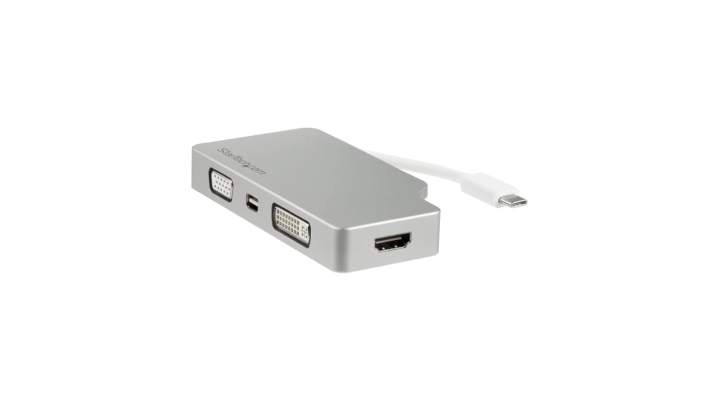 StarTech.com USB C to DVI, HDMI, Mini DisplayPort, VGA Adapter, USB 3.1, 1 Supported Display(s) - 4K @ 30Hz