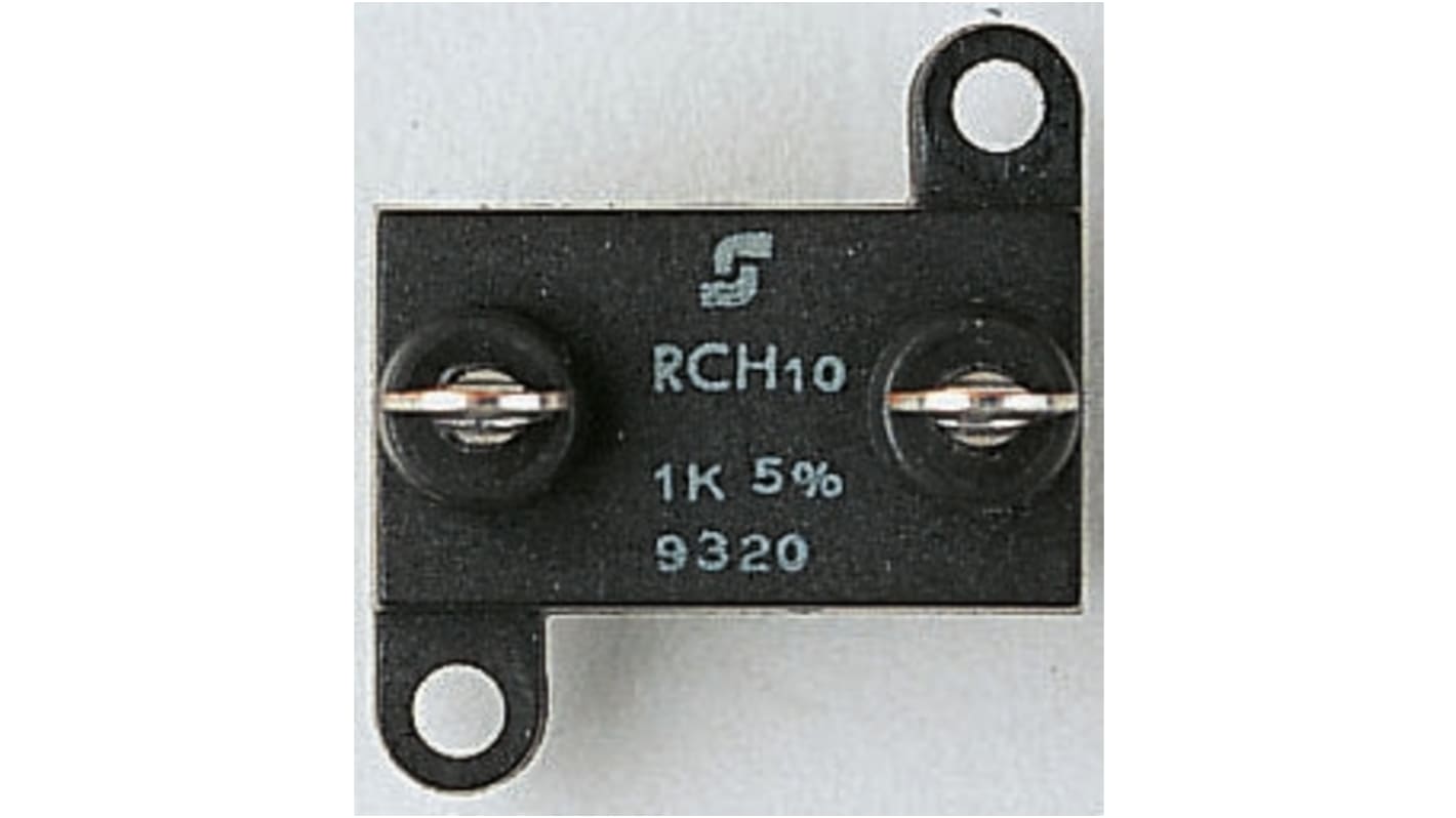 Resistencia de montaje en panel Vishay, 22Ω ±5% 25W, Plana, Terminales de Tornillo, Película Gruesa