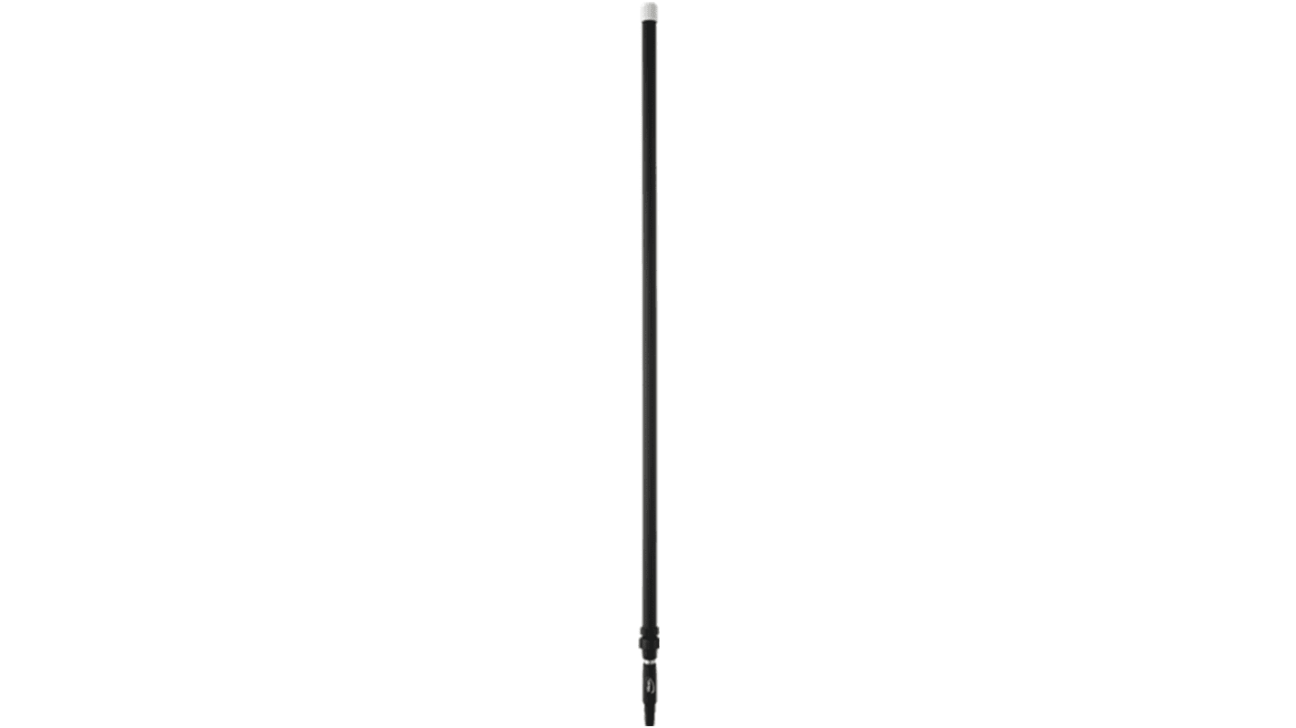 Vikan Black Telescopic Broom Handle, 1.575m