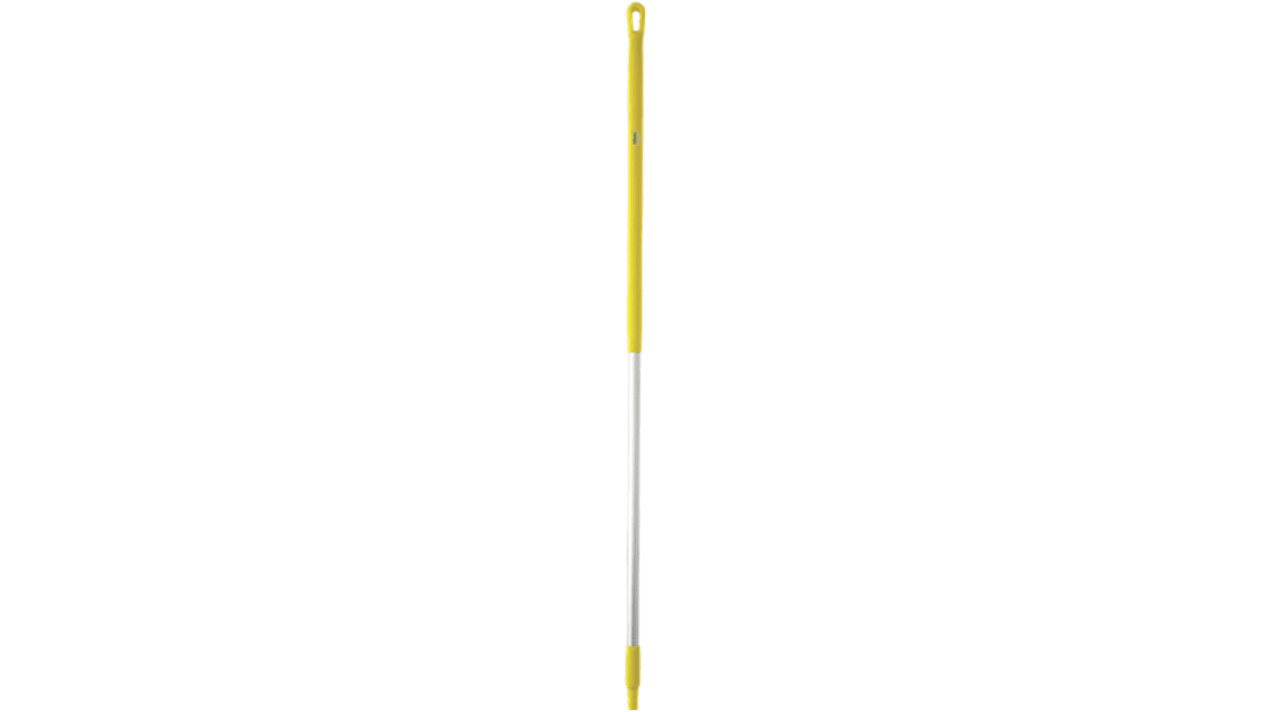 Mango de escoba Vikan, color Amarillo, long. 1.51m, Ø 31mm, para usar con Escobas Vikan, Enjugadores Vikan