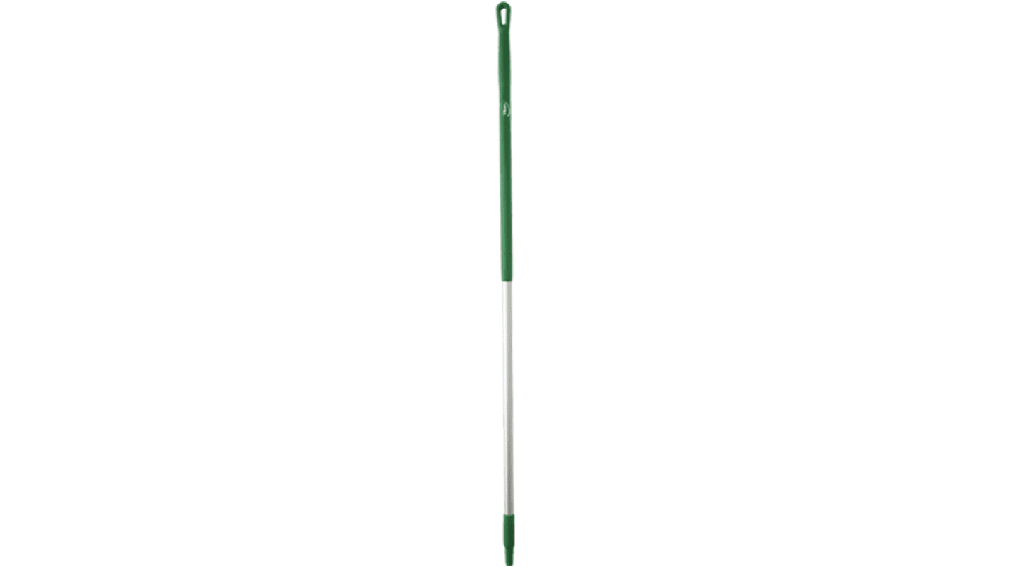 Vikan Green Anodised Aluminium, Polypropylene Broom Handle, 1.51m, for use with Vikan Brooms, Vikan Squeegees