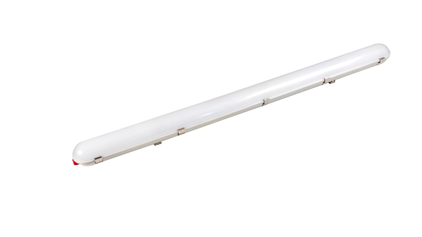 RS PRO 40 W LED Emergency Lighting, 100 → 277 V ac, 1.2 m Long, IP65