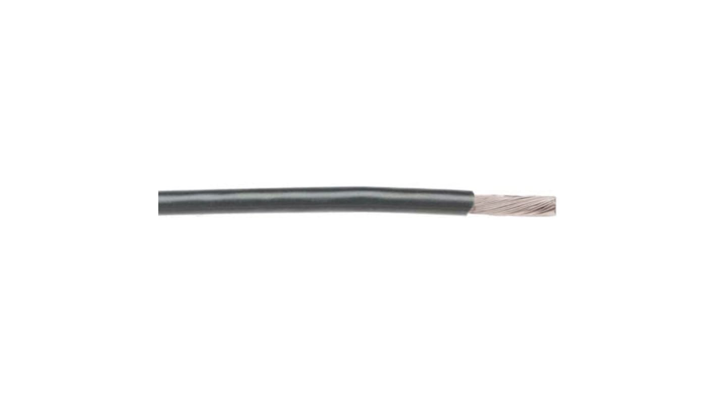 Alpha Wire Hook-up Wire TEFLON Series Grey 0.23 mm² PTFE Equipment Wire, 24 AWG, 7/0.20 mm, 30m, PTFE Insulation,