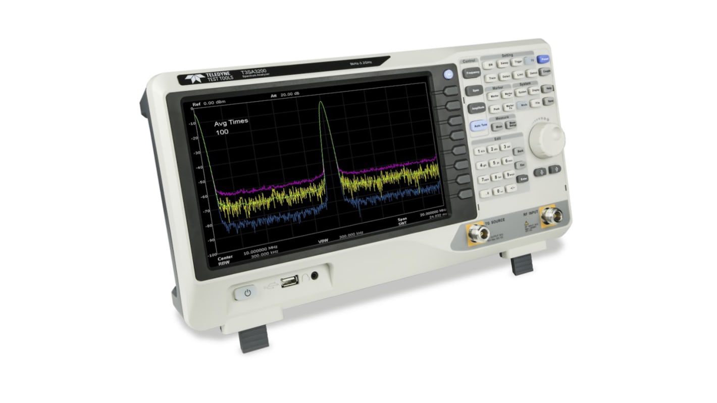 Analizador de espectro Teledyne LeCroy T3SA3100 T3SA3100, , 1 canal canales, WVGA, Escritorio T3SA3000