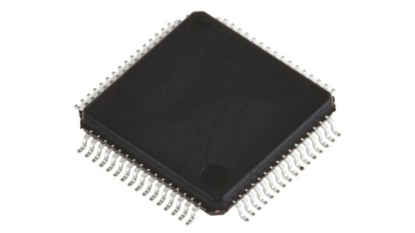 Microchip AT90单片机, AVR内核, 64针, LQFP, 最大16MHz, 128 kB 闪存, 4 B RAM
