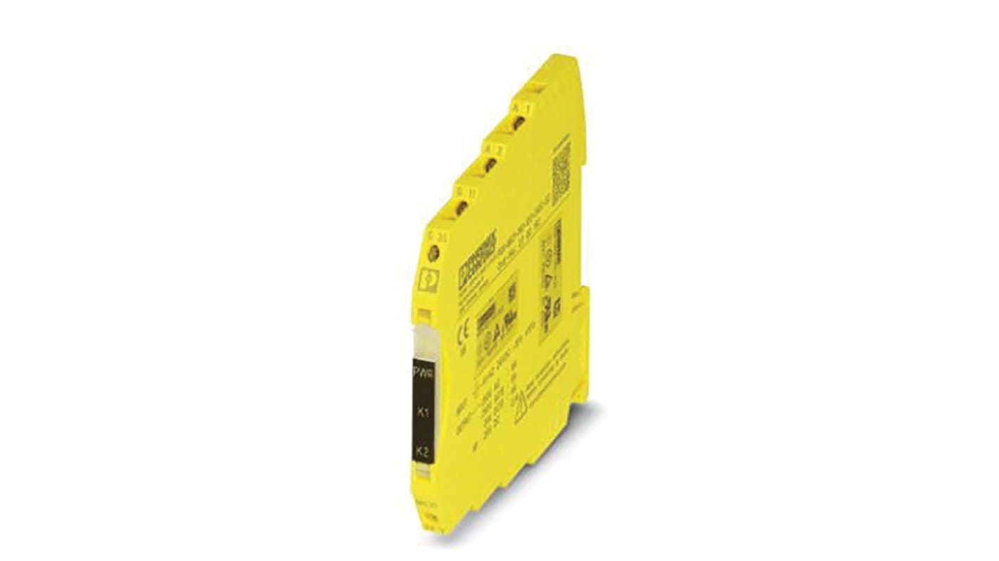 Phoenix Contact PSRmini PSR-MS21 Emergency Stop Safety Relay, 24V dc, Single Channel, 1 Safety Contacts