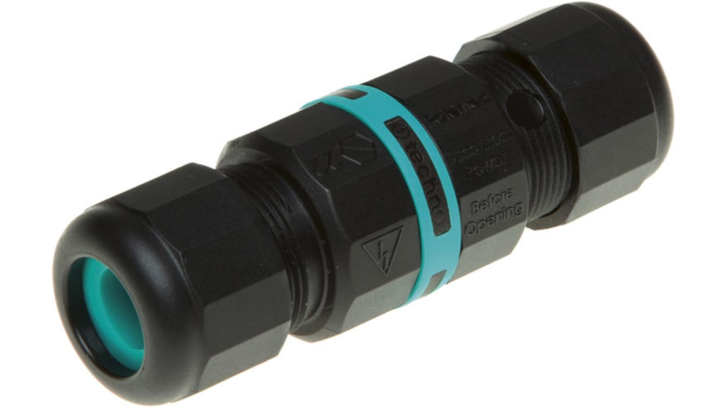 Connecteur circulaire Techno série THB, Miniature, Suspension libre, raccordement A visser