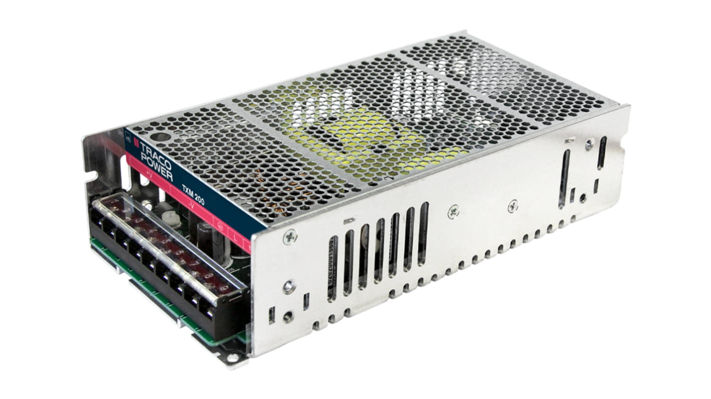 TRACOPOWER Switching Power Supply, TXM 200-148, 48V dc, 4.2A, 40W, 1 Output, 120 → 370 V dc, 90 → 264 V