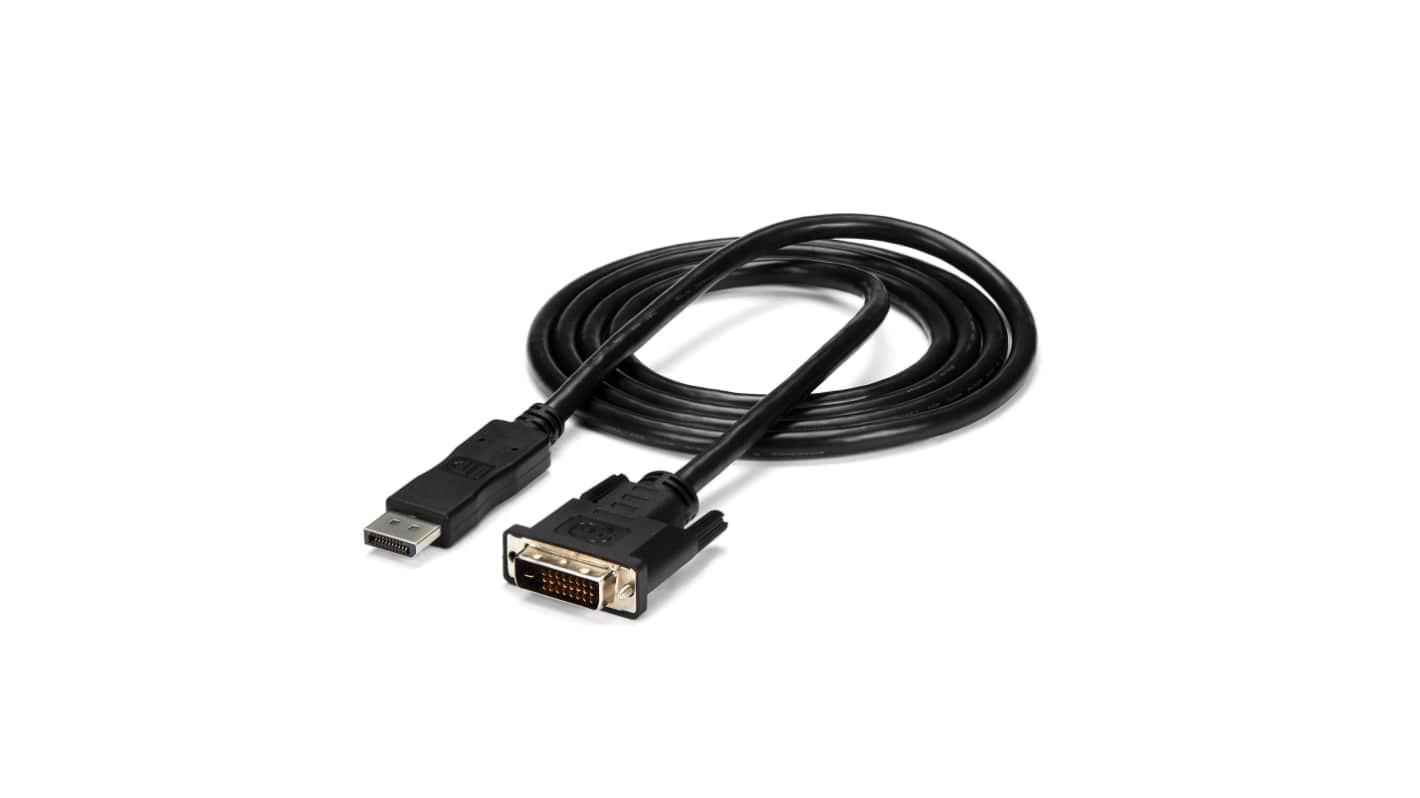 StarTech.com DisplayPort to DVI Adapter, 1.8m Length - 1920 x 1200 Maximum Resolution