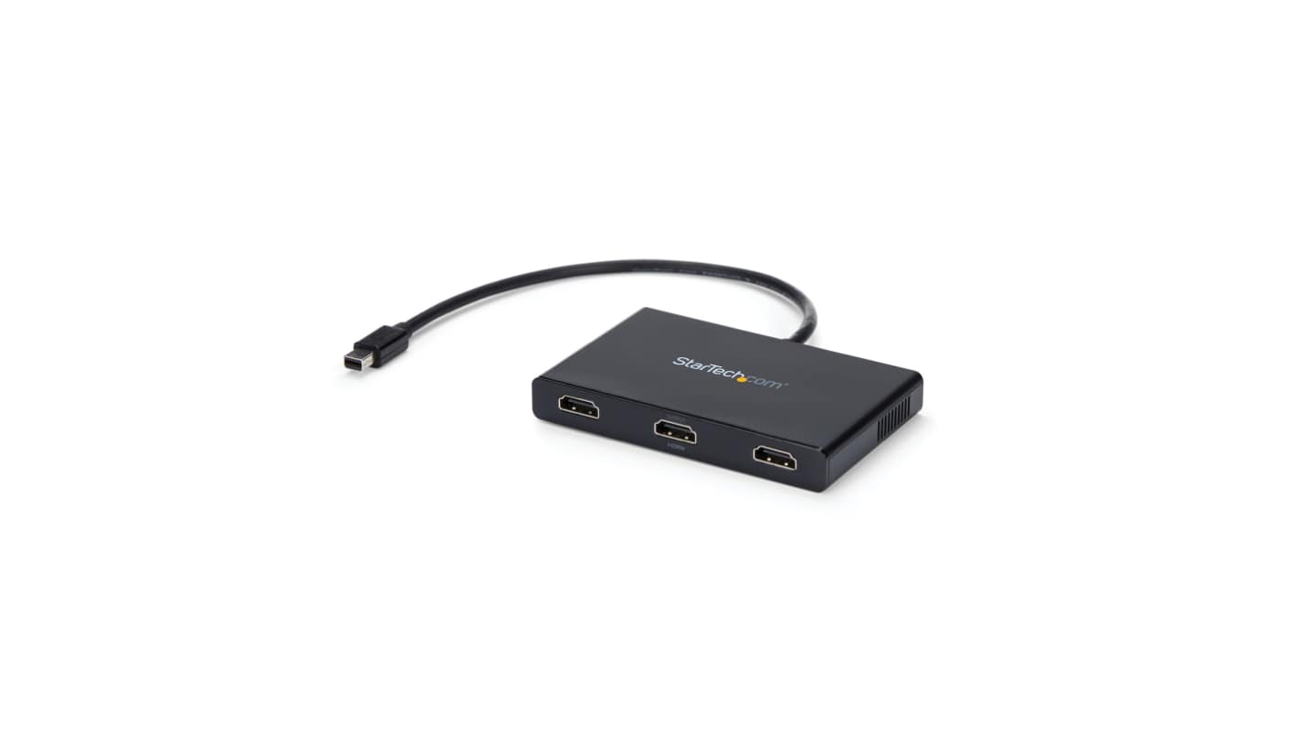 StarTech.com 3 port Mini DisplayPort to HDMI Adapter, 114mm Length - 3840 x 2160 Maximum Resolution