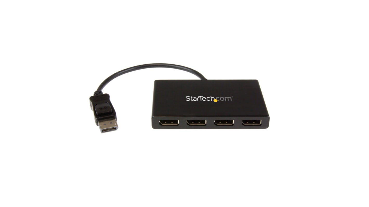 StarTech.com 4 port Mini DisplayPort to DisplayPort Adapter, 190mm Length - 3840 x 2160 Maximum Resolution
