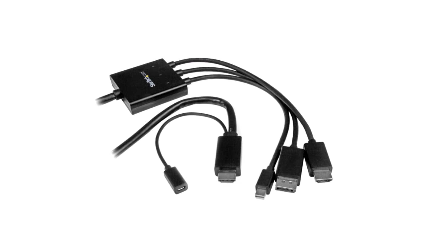 StarTech.com DisplayPort, Mini DisplayPort to HDMI Adapter, 2m Length - 4K Maximum Resolution