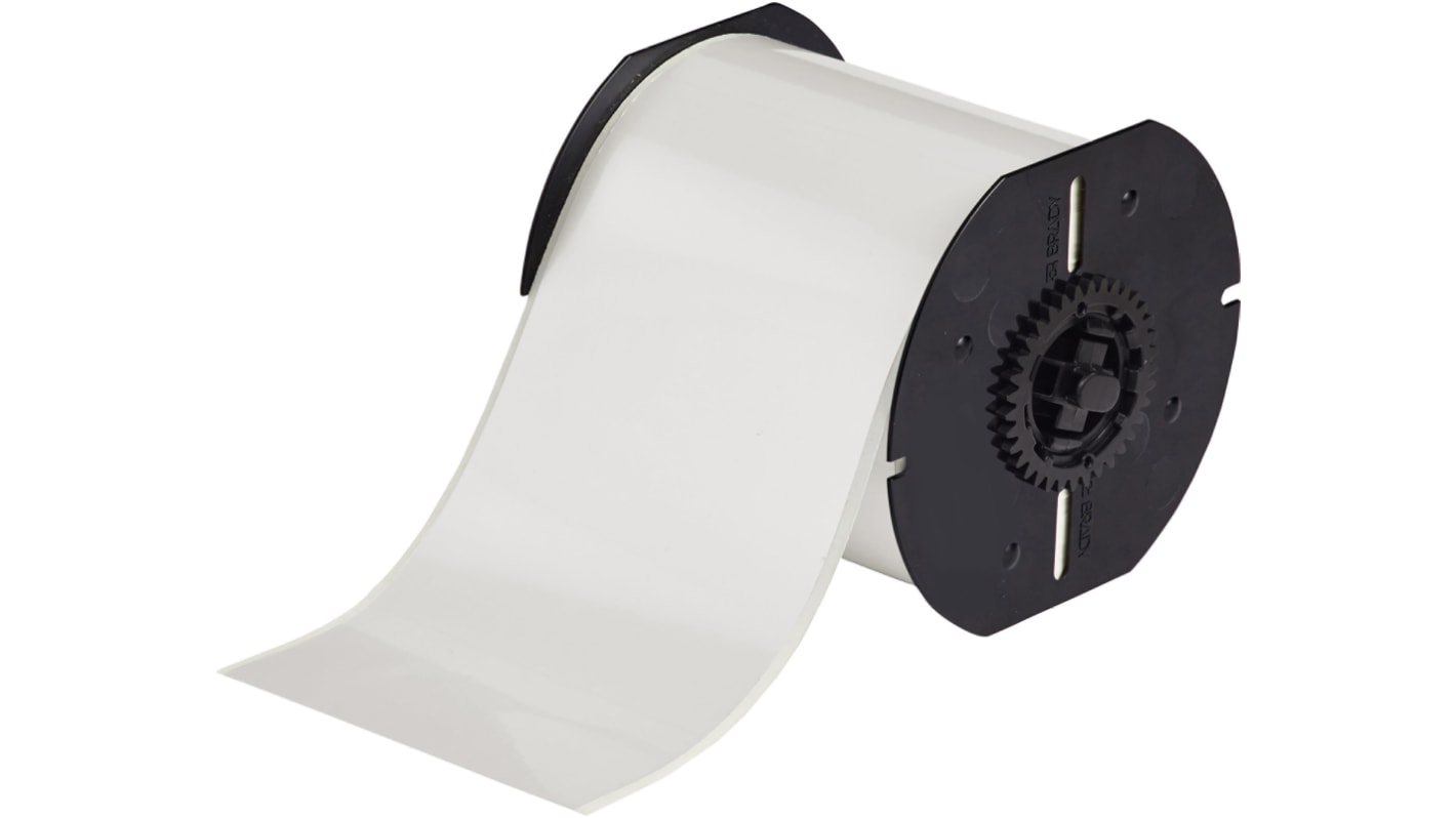 Brady B-595 Vinyl Clear Label Roll, 101.6mm Width, 1 ロール Qty