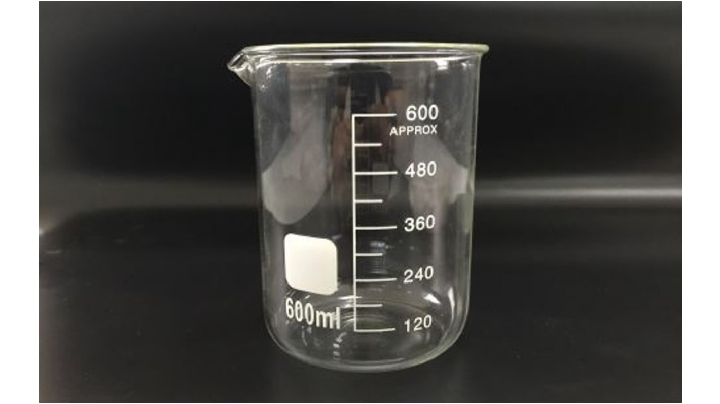 RS PRO Borosilicate Glass 600ml Beaker